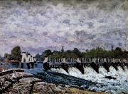 Alfred Sisley Molesey Weir-Morning oil on canvas